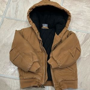 Boys 3T Carhartt hooded jacket